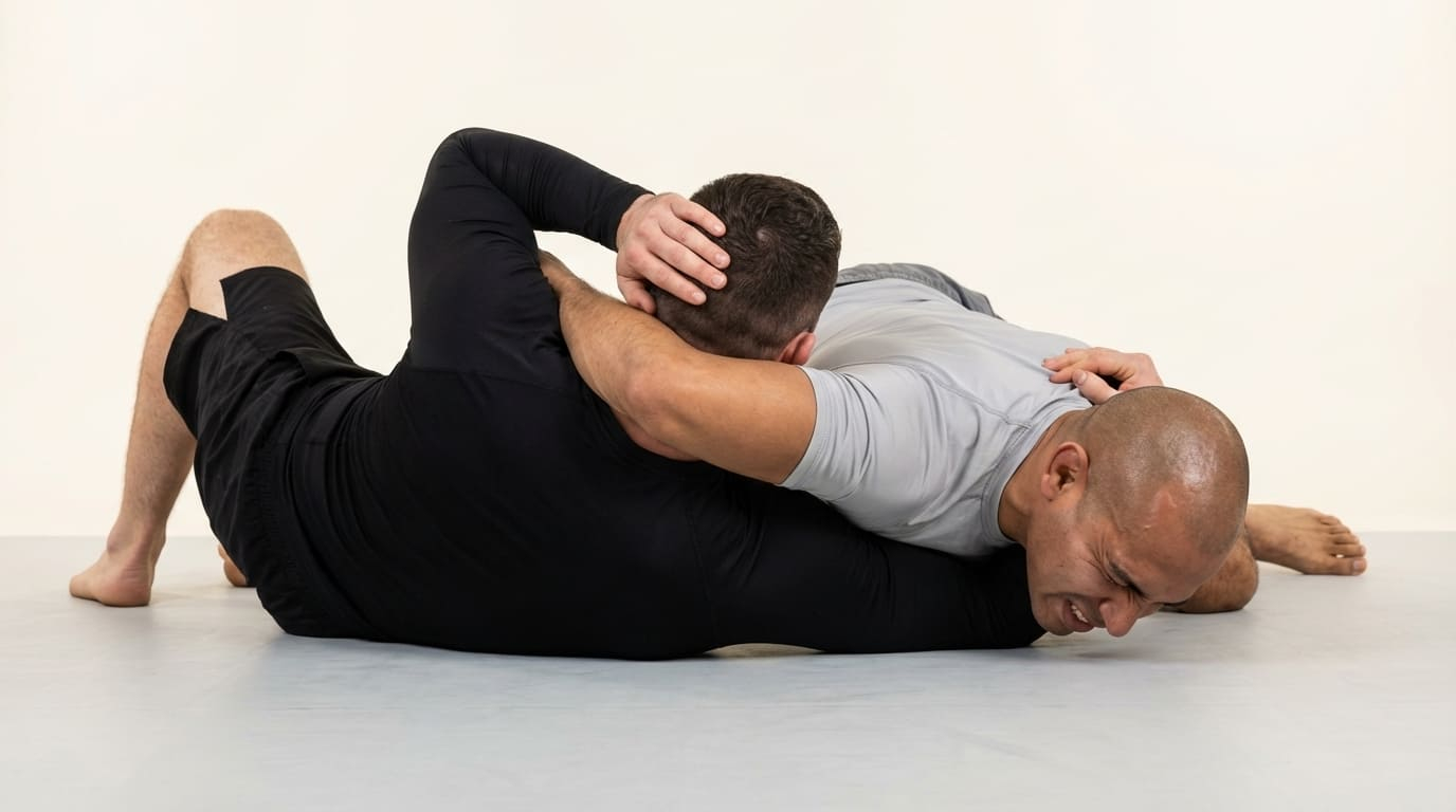 Anaconda Choke Mechanics - Gator Roll Position and Figure Four Grip