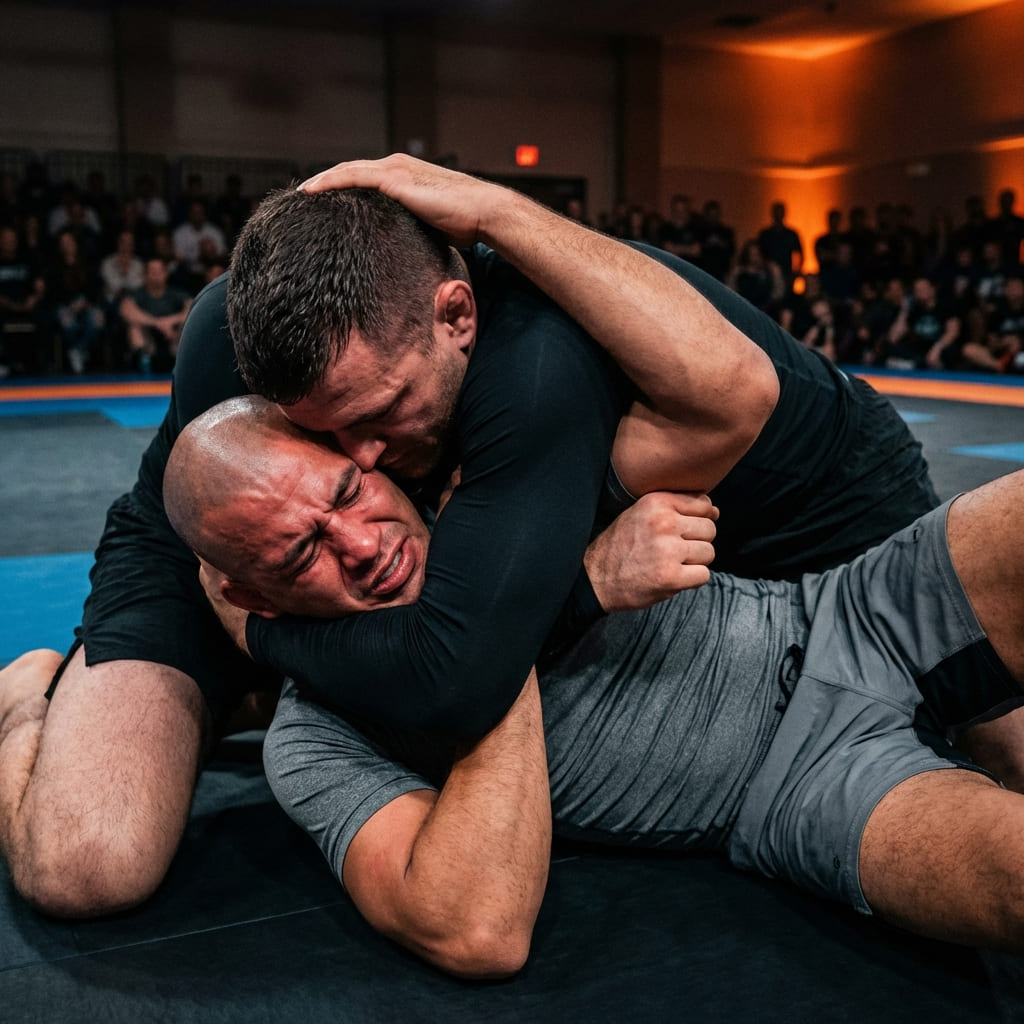 Arm Triangle Choke BJJ from Side Control