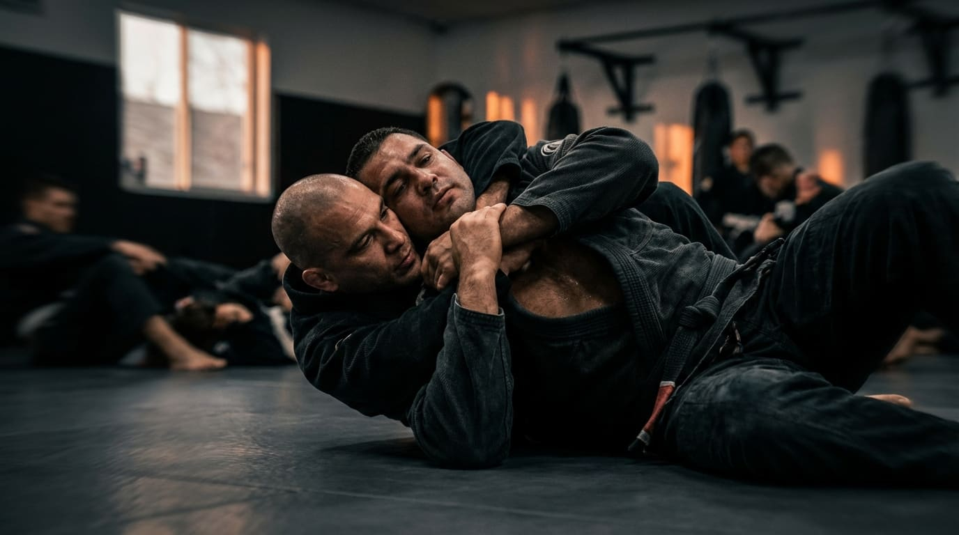 Guillotine Choke BJJ Position