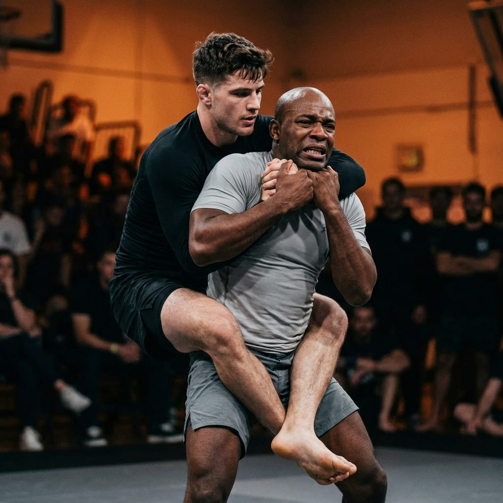 Rear Naked Choke BJJ from Back Control